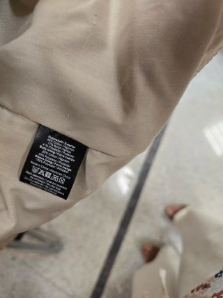 Cazadora Biker Algodón Beige Mujer