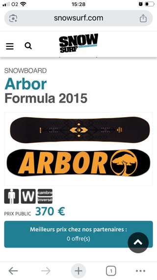 Tabla Snowboard Arbor Formula + Fijaciones K2