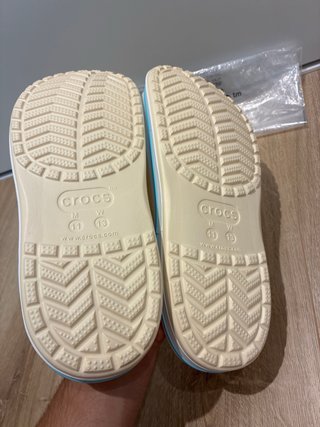 Crocs Bayaband Clog Talla 45-46 Beige/Azul