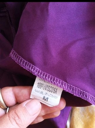 Camicia donna viola