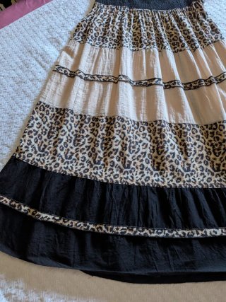 Vestido de lino rosita claro talla 40