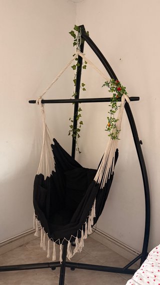 Silla Colgante + estructura metalica