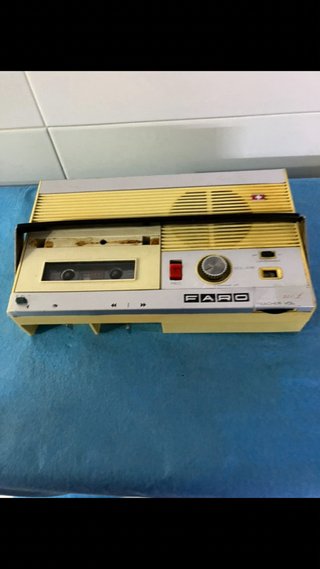 OPOR. FUNCIONA .FARO.9€  VintaReproductor cintas