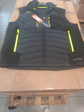 Gilet Portwest DX470 XL Nero Giallo