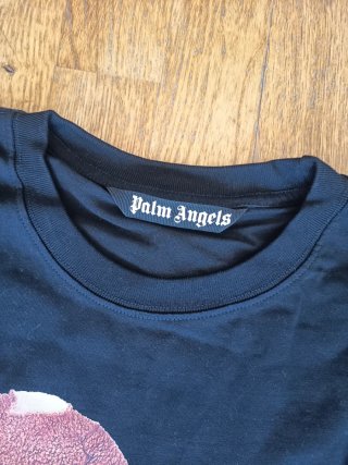 Camiseta Palm Angels Oso Talla L Negra