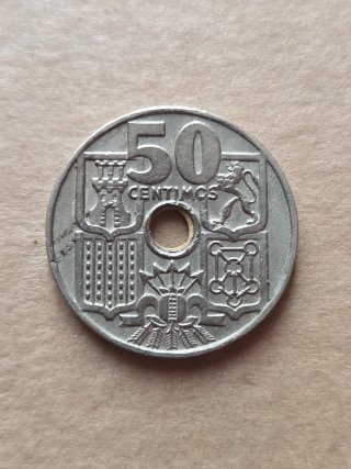 0,50 céntimos Pesetas 1949 Estrella 52
