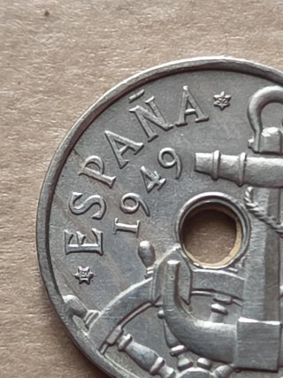 0,50 céntimos Pesetas 1949 Estrella 52