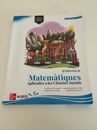 Matemàtiques Aplicades a les Ciències Socials 1...