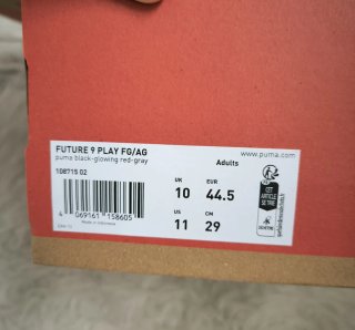 Botas de fútbol Puma Talla 44.5