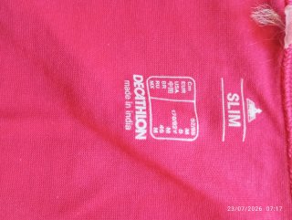 Maglietta Domyos rosa taglia S