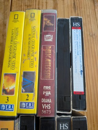 Lote 10 Cintas VHS TDK Grabables Variadas