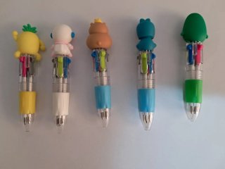 Set 5 mini Penne Multicolore con Cappuccio Diverte