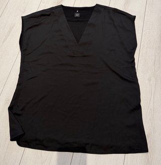 Pantaloni neri eleganti donna tg 50 top smanicata