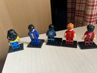 Figuras fútbol tipo Lego