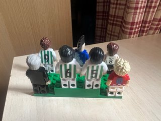 Figuras fútbol tipo Lego