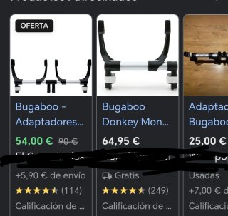 Adaptador Bugaboo Donkey Maxi Cosi