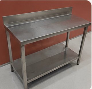 Mesa Acero Inoxidable 120x75x90 cm