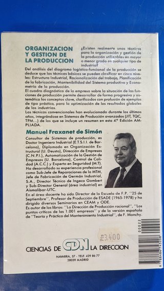 Organizacion y Gestion de la Produccion