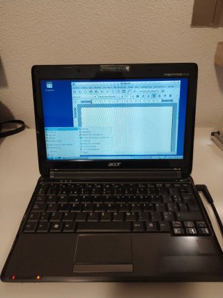 Portátil Acer Aspire One ZG8 Negro