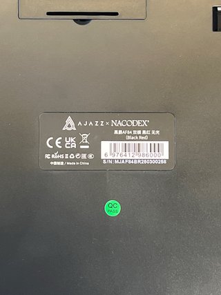 Teclado Inalámbrico Negro y Rojo