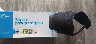Zapatos post quirúrgico plano izquierda y derecha