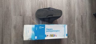 Zapatos post quirúrgico plano izquierda y derecha