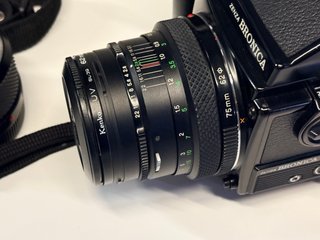 Lote Zenza Bronica ETRSi Medio Formato + 3 Lentes