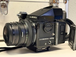 Lote Zenza Bronica ETRSi Medio Formato + 3 Lentes