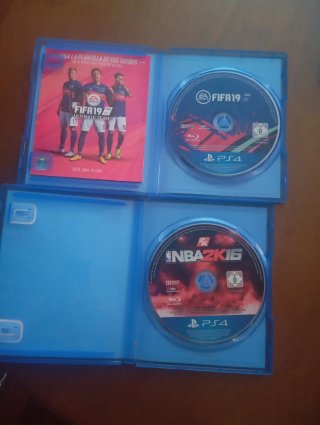 FIFA 19 + NBA 2K16  PS4