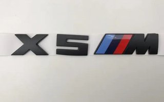 EMBLEMA TRASERO BMW X5 M LOGO NEGRO