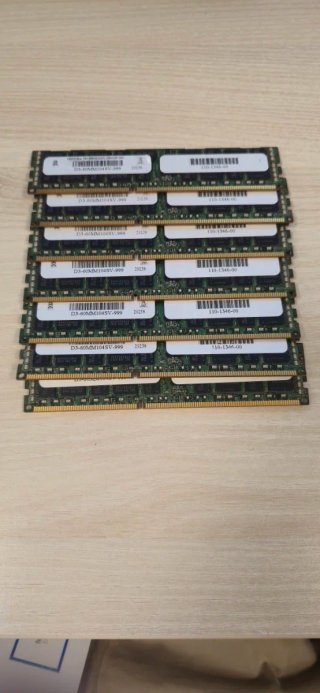 7x 8GB DDR3 ECC RAM Módulos (56GB Total)
