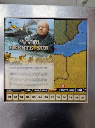 Quartermaster General: Frente Sur, Juego de Mesa