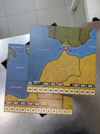 Quartermaster General: Frente Sur, Juego de Mesa