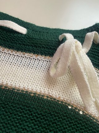 Jersey rayas verde y blanco