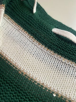 Jersey rayas verde y blanco