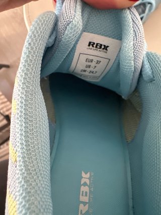 Zapatillas RBX Mujer Azul y Amarillo