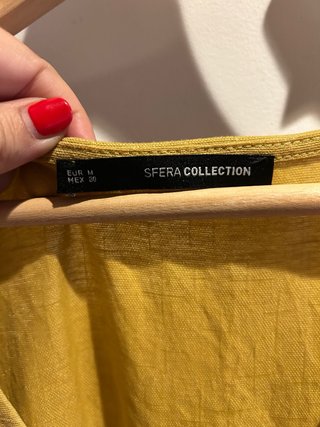 Vestido Sfera mostaza M