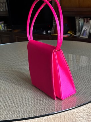 Bolso fucsia tela para eventos