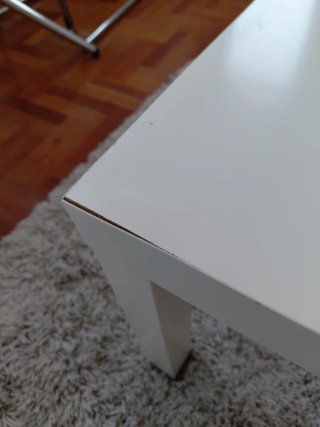 Pareja de Mesitas Lack Ikea Blancas