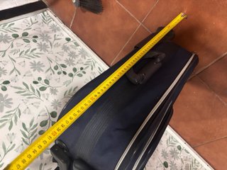 Maleta de mano azul