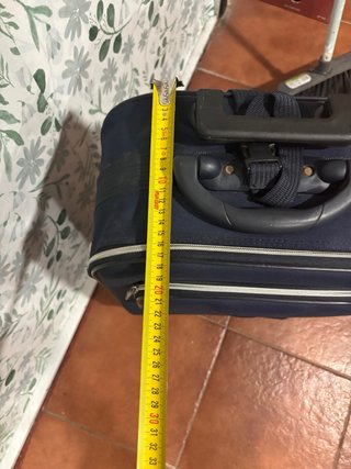 Maleta de mano azul