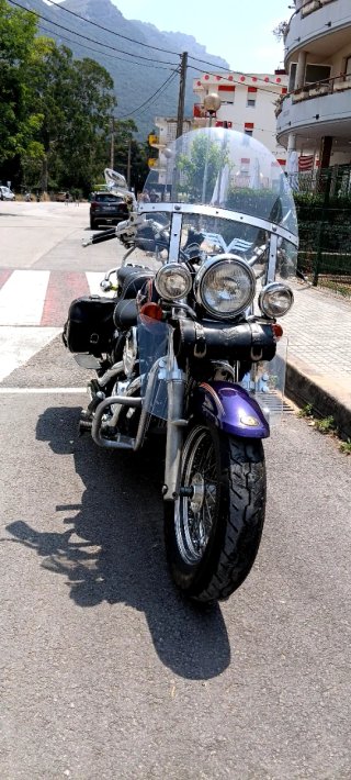 Kawasaki Vulcan 800 C Cruiser Morado