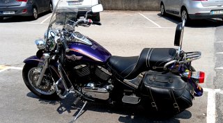 Kawasaki Vulcan 800 C Cruiser Morado