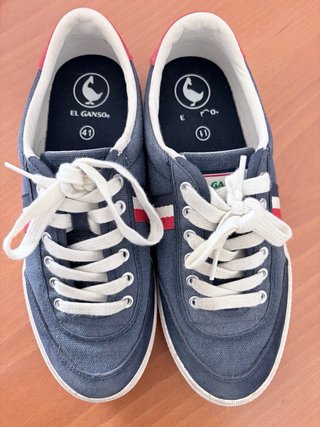 Zapatillas El Ganso Lona Azul