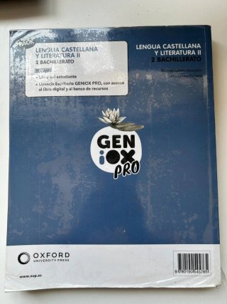 Lengua castellana y literatura II, 2°BACH
