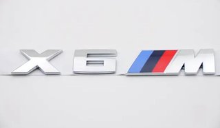 EMBLEMA TRASERO BMW X6 M LOGO CROMADO