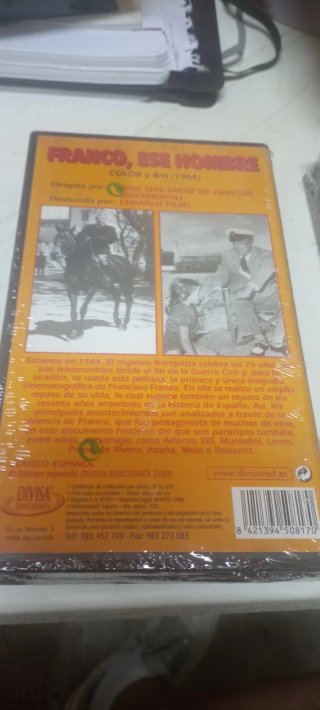 3 Películas VHS sobre Franco (Español