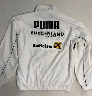 Chaqueta Cortavientos Puma Vintage Blanca