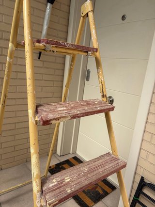 Escalera de madera 5 peldaños