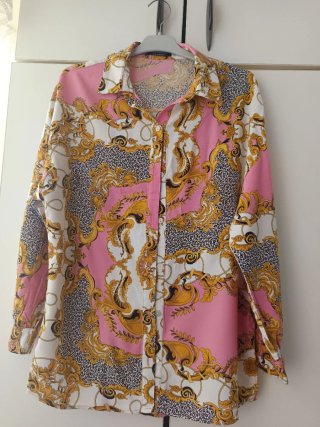 Camisa estampada mujer